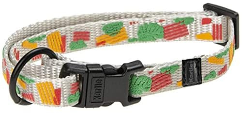 Karlie Art Sportiv Plus Halsband verstellbar mit gedrucktem Motiv Mix and Match L: 45 - 65 cm B: 25 mm Tropic