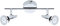 Briloner Leuchten - LED Spotleuchte, Deckenleuchte, Badleuchte, Badlampe, IP44, Strahler dreh- und schwenkbar, 2x GU10, 8 Watt, 800 Lumen, 3.000 Kelvin, Chrom, 275x80x123mm (LxBxH), 2992-028