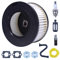 Mtanlo Luftfilter HD2 Passend für Stihl MS261 MS271 MS291 MS311 MS341 MS391 MS261C MS271C MS362C Kettensägen-Service für Faltenreiniger mit hohem Durchfluss 1141 120 1604