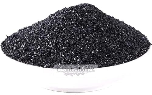2,5L | CC24 Aktivkohle Granulat Kokosnussschalen 0,6–2,36 mm | 8x30mesh | Wasseraufbereitung Aquarium Teichfilter | Aktivkohle für Wasserfilterung & Klärung | Made in Germany