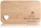 Frühstücksbrettchen aus Holz, Holzbrett mit Gravur, Frühstücksbrett mit Herz-Ausschnitt, Geschenk für Mama, Muttertagsgeschenk Personalisiert, Geschenke für Mütter