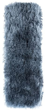 Walser Lammfell Gurtpolster Millie, 2 Stück Gurtpolster Auto aus 100% Lammfell, Gurtschoner Auto, Gurtpolster Auto Erwachsene/Gurtpolster Kinder, Autogurt Polster, Sicherheitsgurt Polster anthrazit