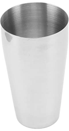 Tasse en Acier Inoxydable, 750ML Malt Milkshake Mixing Cup Tasses en Métal Empilables en Acier Inoxydable One Piece Design Milkshake Cup pour Personnes Âgées et Enfants