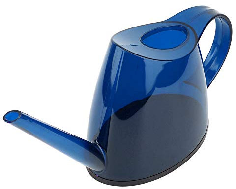 Akozon 1.2L Gießkanne, Blumengießkanne,Gießkanne mit Langem Auslauf, Modische ungedeckte Garten Blume Sprayer Lange Auslauf Süßigkeit farbige Gießkanne (Blau)