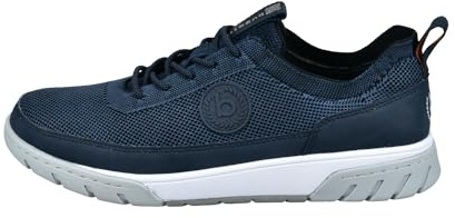 Bugatti Herren Schnürhalbschuh in schwarz