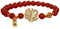 jileijar Bracelet de Nouvel An du dragon 2024 Feng Shui - Amulette porte-bonheur - Bracelet élastique à perles - Bracelet à pendentif en forme de lettre chinoise Fu - Bijoux de printemps - Cadeaux de