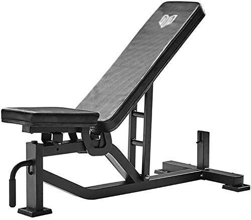 BOSHYUM Verstellbare Hantelbank mit Hanteln Professionelle Fitnessgerätebank für Multifunktions-Sit-Up-Bank