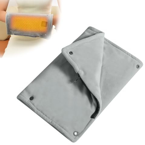 DAJASD Elektrisches Heizkissen, 60x30CM USB Wärmekissen mit 3 Temperaturstufen 45-55 °C, Super Weich Tragbar Elektrisch Wärmedecke, Heating Pad für Rücken, Schultern, Brust, Beine - Maschinenwaschbar