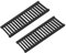 Caniveau Exterieur Lot de 2 Grilles de Drainage en Plastique Polymère, Grille de Drainage Extérieure de 50 cm de Long, Grille de Drainage des Eaux de Pluie Pour Clôture de Jardin, Trottoir, Patio, Côt