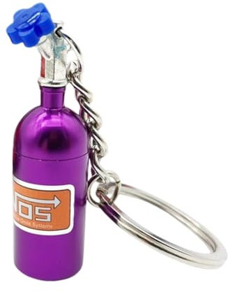 JTQYFI Porte-clés Simulations en forme de bouteilles de gaz hilarant - Design en aluminium - Excellent complément pour les fans de voiture - Utilisation quotidienne et spectacles