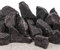 AquaOne Aquarium Steine Schwarzer Felsen I Natursteine 5 kg Mix Größe S bis L I Aquascaping Gestein Schwarz Dekoration Terrarium Nanobecken Landschaft Deko