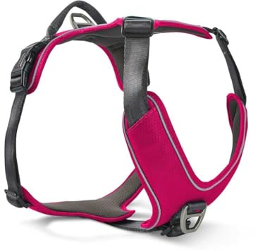 WOLTERS Geschirr Active Pro Comfort, Größe:70-85 cm, Farbe:Magenta/anthrazit