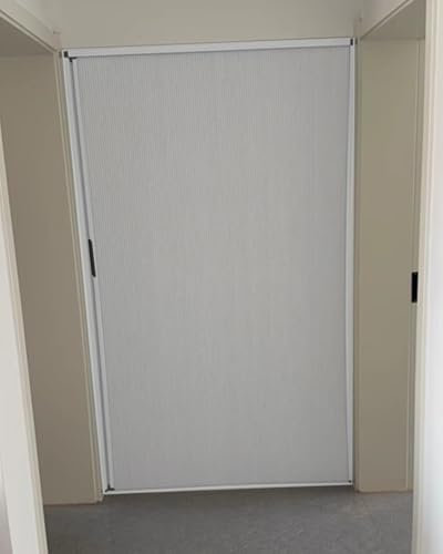 Porte Accordéon Interieur 70x195 80x195 82x195 85x195 88x195 95x195 100x195 120x195cm Portes Accordéon, Porte Coulissante Pliante pour Placard de Cuisine Ou de Salle de Bain, Porte Moustiquaire(80x195