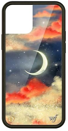 Wildflower Orebella Collab Schutzhüllen – kompatibel mit Apple iPhone 12/12 Pro, schützender schwarzer Stoßfänger, 122 cm Falltest-zertifiziert, für kleine Unternehmen in Frauenbesitz, Orebella Collab