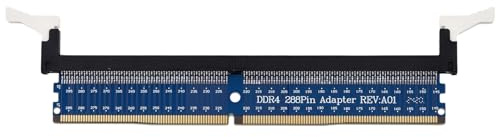 Jooehyer DDR4 288Pin DIMM Adapter Riser Memory Tester Memory Protection Card Card Circuit Expansion Board Raiser Card Big Ear