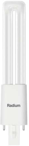 Radium ESSENCE LED Kompaktlampe S9 - Retrofit für Ralux S, IP20, 230V AC, G23, 5W, 4000K, 550lm, 120°, Neutralweiß, Einseitig Gesockelt, Schaltbar
