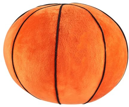 LOPUNER Leichter Sportplüsch Basketball 22cm Kreatives Plüschbasketball für Geburtstagsfeiern und Outdoor Spaß in Orange