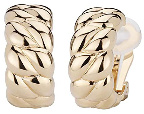 Traveller Ohrclip - Damen - 22kt Vergoldet - Halbcreole - 20x10 mm - 156926