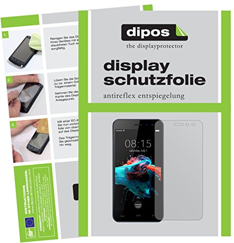 dipos I 6x Screen Protector matte compatible with HOMTOM HT16 2016 Protection Films