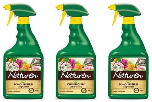 NATUREN Bio Schädlingsfrei Zierpflanzen 2,25 l - Sprühmittel mit natürlichem Wirkstoff gegen Schädlinge in allen Stadien