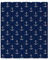 YISUMEI Decke 150x200 cm Kuscheldecken Sanft Flanell Weich Fleecedecke Bettüberwurf Blaue Anker