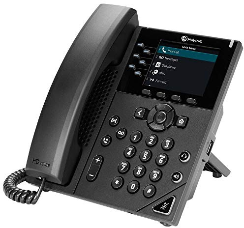 Polycom VVX 350 (Freisprechfunktion, Systemtelefon, IP-Telefon: IP-fähig, Videotelefon) (erneuert)