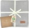 DIKOS® Babydecke grau aus *100%* GOTS BIO Baumwolle | weiche 4 Jahreszeiten Decke Strickdecke für Baby Mädchen/Junge | Kuscheldecke Schmusedecke | Baby Erstausstattung Neugeborenen Geschenk zur Geburt