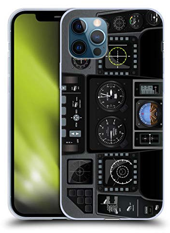 Head Case Designs Strahlkämpfer Flugzeug Kampfplatz Brett Soft Gel Handyhülle Hülle kompatibel mit Apple iPhone 12 / iPhone 12 Pro