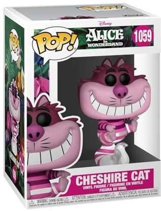 Funko Pop! Disney: Alice 70th – Cheshire Cat - Translucent - Alice in Wonderland - Figurine en Vinyle à Collectionner - Idée de Cadeau - Produits Officiels - Jouets pour Les Enfants et Adultes