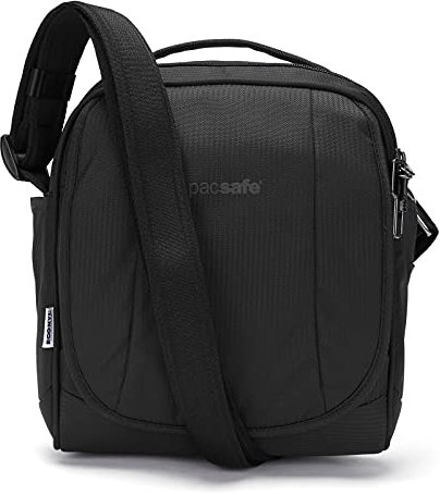 Pacsafe Metrosafe LS 200 Econyl Umhängetasche, econyl black