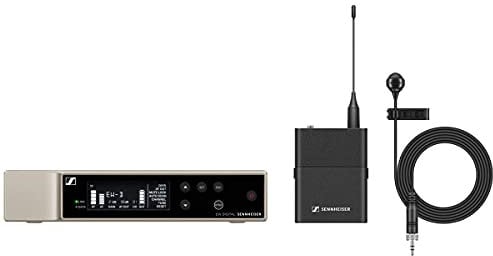 Sennheiser EW-D ME4 Lavalier Microphone Set with Digital Wireless Technology, UHF Transmission, and Mobile App Control