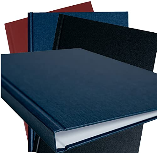 Buchbindemappen, Thermo Bindemappe, Hardcover DIPLOMAT MODERN (schwarz, 3 mm (15-25 Blatt))