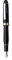 PLATINUM Japanese Fountain Pen #3776 Century Rhodium Black Diamond C/Black / 0.54-0.64 mm/Handmade / 14K Gold Nib/with Gift Box/Fountain Pen