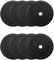 HQ Germany® Hantelscheiben 50mm [Set/Paar 5-25kg] - Training Vollgummi Bumper Plates 100kg - Hantelscheiben Set 50mm, Gewichtsscheiben, Gewichte, Weight Plates nach IWF Standard
