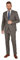 Steffen Klein Herren Anzug elastisch| Business Anzug | Taupe | Regular Fit | Klassischer Stil, Elegant | Bequeme Passform und Professioneller Look | Unvergleichbarer Komfort | Größe: 102