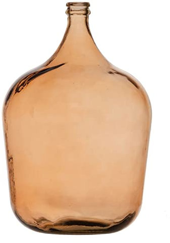 Garrafa Decorativa 36,5 x 36,5 x 56 cm vidrio reciclado Caramelo