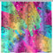 ANHOPE Bunte Boho Yoga Elefant Feder Duschvorhang Anti-schimmel Wasserdicht Waschbar Duschvorhänge 180 x 180 cm Shower Curtains Polyester Stoff Bad Vorhang für Badzimmer mit 12 Haken
