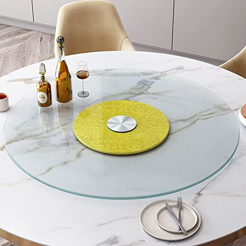 Plato Giratorio Perezoso, Bandeja Redonda de Vidrio Templado para Mesa de Comedor, Soporte Giratorio Grande para el hogar, Plato para Servir Cocina, Organizador de Mesa, Soporte de