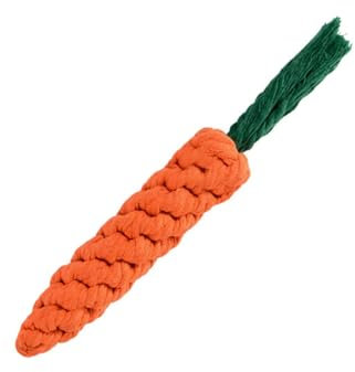 Luojuny Dog Bite Toy Carrot Shaped Dog Toy Dog Toy Carrot Shape Cotton Rope Pet Chew Toy Bite-resistant Teeth Cleaning Dog Molar Toy Pet Supplies Carrot Set