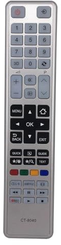 New Replacement CT-8040 for Toshiba TV Remote Control CT8041 CT8035 40T5445DG 48L5435DG 48L5441DG