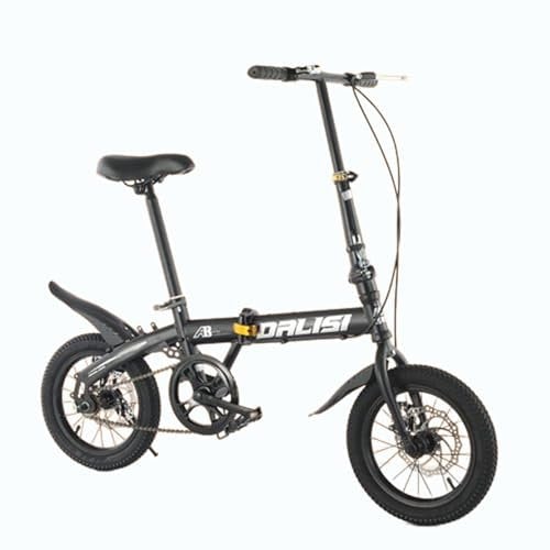 QXIWAOE Faltrad 16 Zoll Mini Kleines Rad Erwachsene Studenten Tragbares Leichtes Fahrrad Männer und Frauen Fahrrad