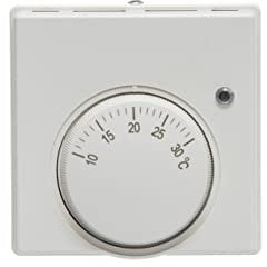 Team Controls Central Heating Room Thermostat with Neon indicator Mechanical Adjustable Dial Stat Replaces Honeywell T6360B TC-RSTATL