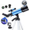 Telescope Brechendes Teleskop mit 70 mm Apertur, verstellbares Teleskop mit 400 mm Halterung für Erwachsene Astronomie-Anfänger, tragbares Reiseteleskop mit 360-Grad-Drehung Telescope