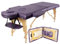 Higliocas Table de massage portable pour cils – Lit de massage pliable en bois à 2 zones avec sac tissé pour tatouage, épilation à la cire, spa et physiothérapie