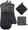 Gants de four en silicone confortables pour la cuisine et les grillades