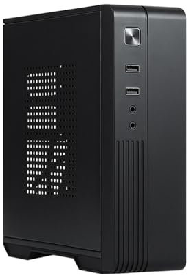 TingHaoO MX02 Small PC Case Small ITX Mainboard Chassis HTPC with Advanced Cooling For Home Office Computer