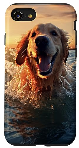 Golden Retriever Hund Hülle für iPhone SE (2020) / 7 / 8