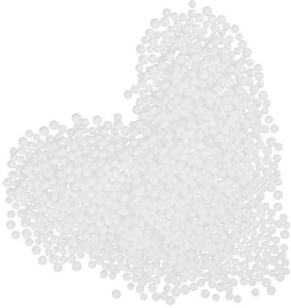 Alipis 1 Sofafüllpartikel Kissen Geschreddert Groß Bohnensackfüller Couch Sitzsack Füllung Polster Ausgestopft Perlen Schäumt Kugeln Gefülltes Material Puppenfüllmaterial Schaum Weiß