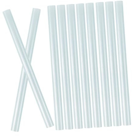 bastoncini di colla a caldo， Hot Melt Adhesive Glue Sticks 20pcs 7x100mm Blue Hot Glue Sticks for Glue Craft Tool(Blue)