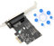 PCIe Parallel Port Card Adapter für Scannerprogrammierer, PCI Express LPT für PCS X, DB25 IEEE 1284 Druckeranschluss